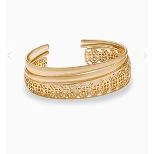 NWT Kendra Scott Tiana Pinch Bracelet Set Filigree